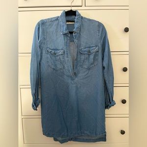 Abercrombie & Fitch chambray shirt dress